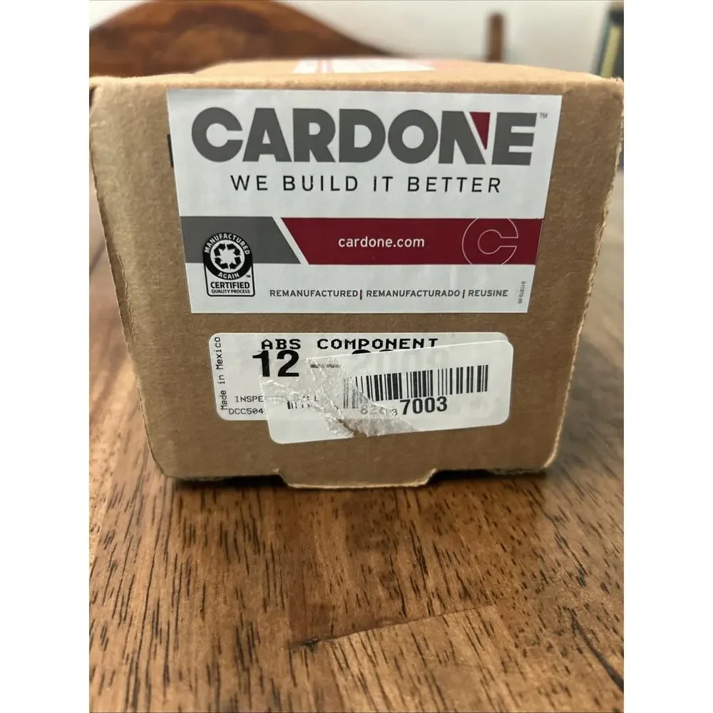 CARDONE ABS Component 12-2009 ReManufactured Anti Lock Brake Component